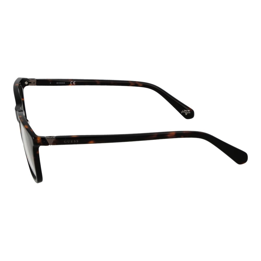 Guess Brillengestell aus braunem Acetat